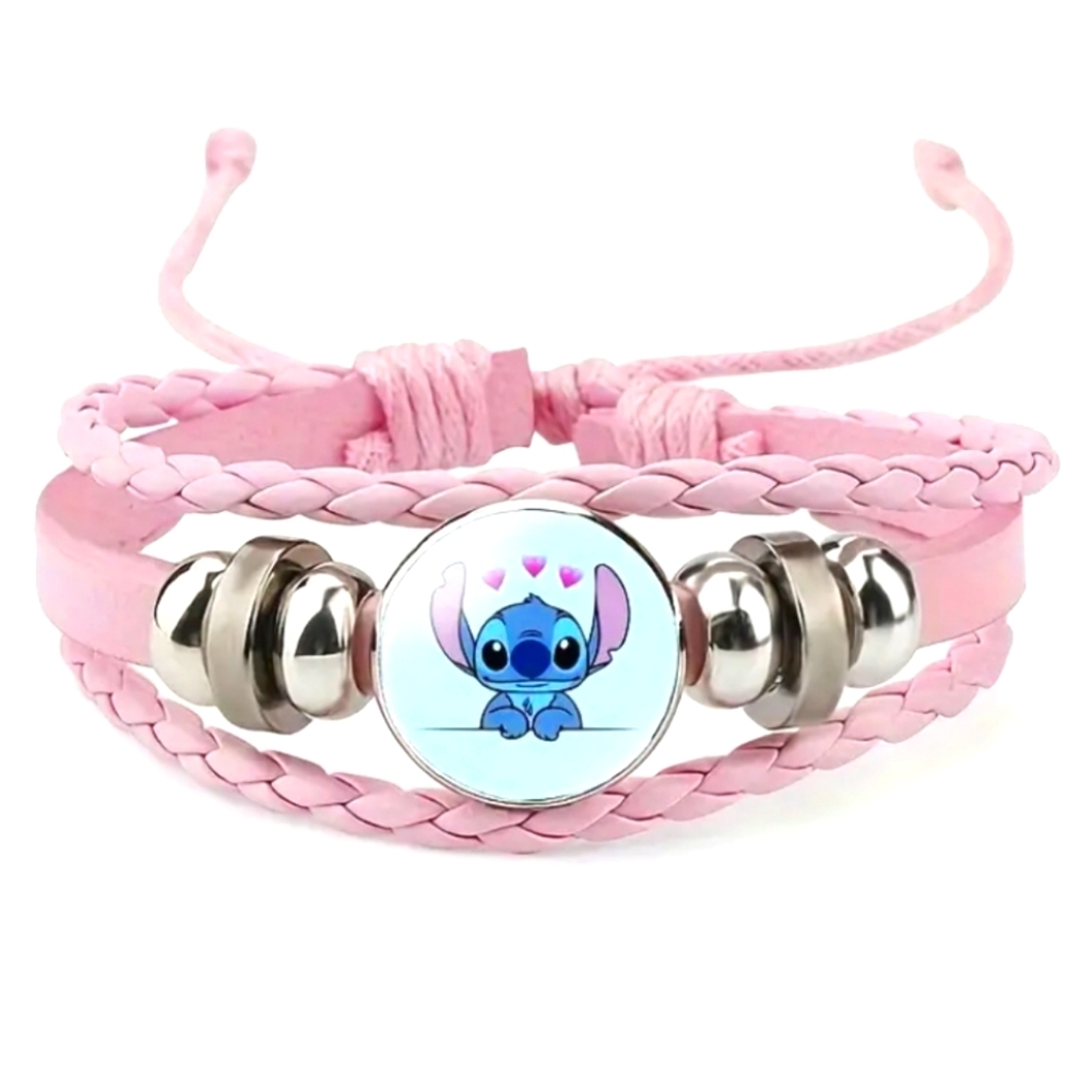 DISNEY Lilo & Stitch🌺 | Stitch Cartoon Braided Rope Chain Bracelet 🎁🌺
